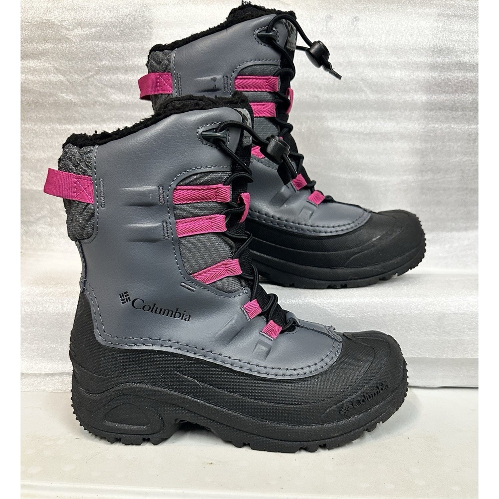 Columbia Youth Bugafoot Winter Celsius Boots Warm Waterproof Size 3